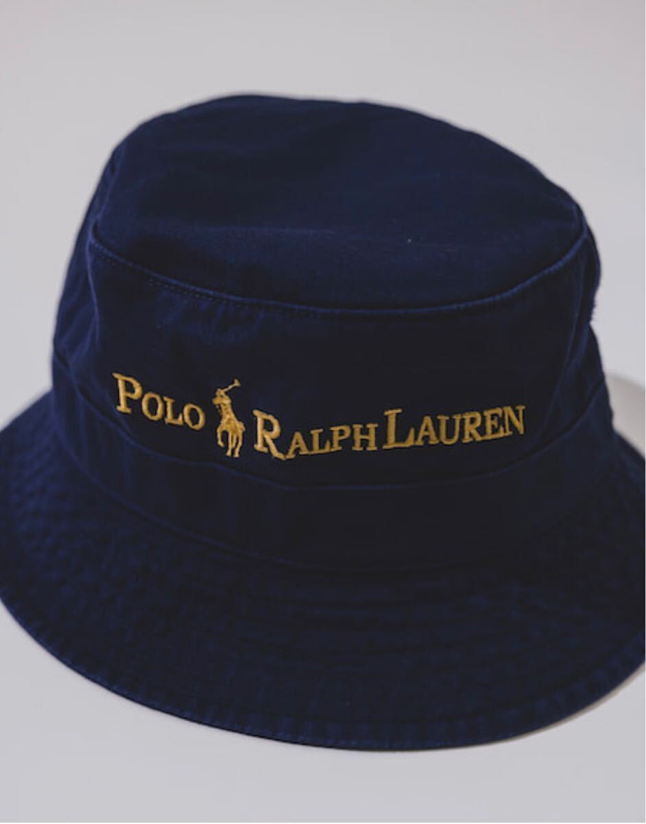 ■■■■■■■■■ Polo Ralph Lauren for BEAMS 別注 Gold Logo Bucket Hat ポロ ラルフローレン ビームス別注 ハット ■■■■■■■■_画像1