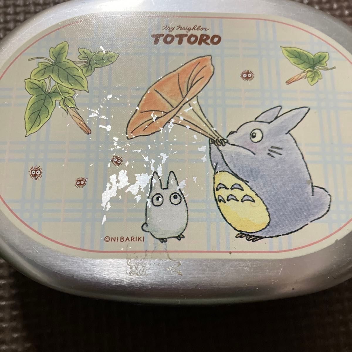 オマケ付◎中古◎トトロ弁当箱アルミ＆プラスチック＆箸箱セット◎幼稚園保育園