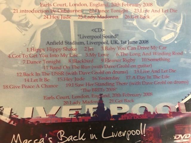 ポール マッカートニー Paul McCartney CD+DVD merseyside story forever 2008 Liverpool 公演/HOLLYWOOD BOULEVARD 2013/pro-shot/Beatlesの画像6