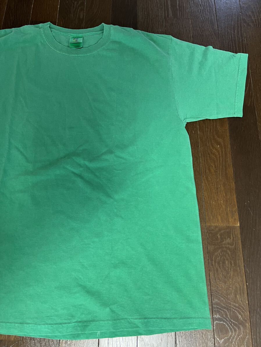 anvil アンビル　デットストック5.6オンスヘビーウェイト後染めTシャツ Lサイズ　グラスグリーン_画像4