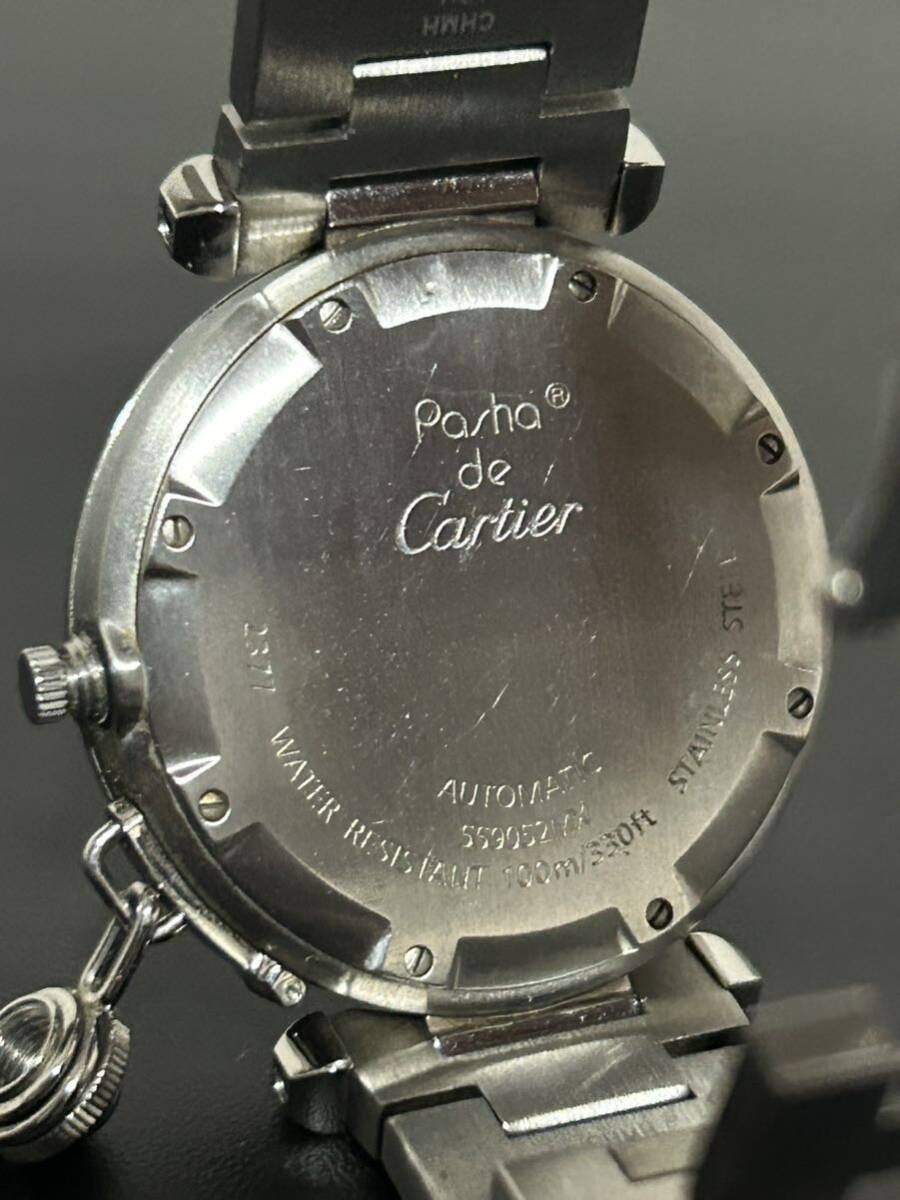 カルティエ パシャC GMT メリディアン【中古時計】( W31079M7 ステンレススティール メンズ ボーイズ CARTIER 自動巻き)_画像5