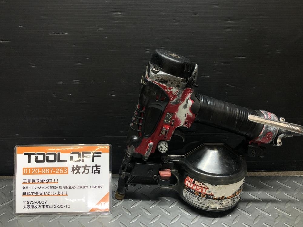 014〇ジャンク品〇マキタ makita サイディング用高圧エア釘打機 AN510H ※先端部品が外れる_画像1