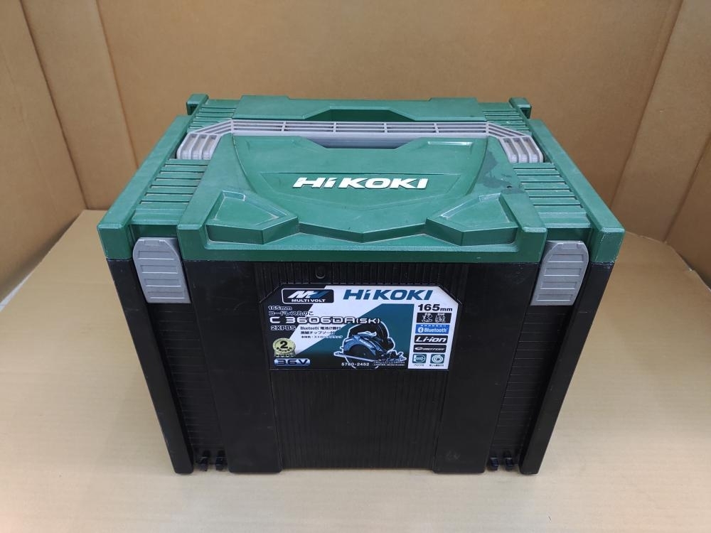 010■おすすめ商品■ハイコーキ HIKOKI 165mm コードレス丸のこ C3606DA(SK) バッテリ×2 充電器_画像7