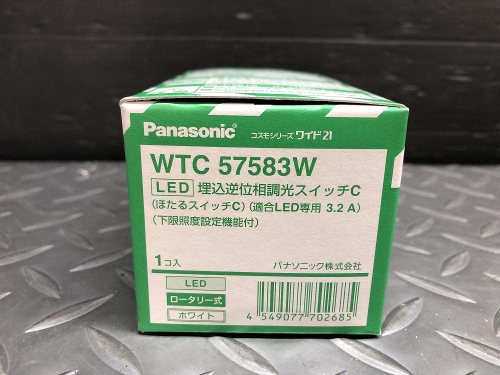 014〇未使用品〇パナソニック Panasonic 埋込逆位相調光スイッチ WTC57583Wの画像3