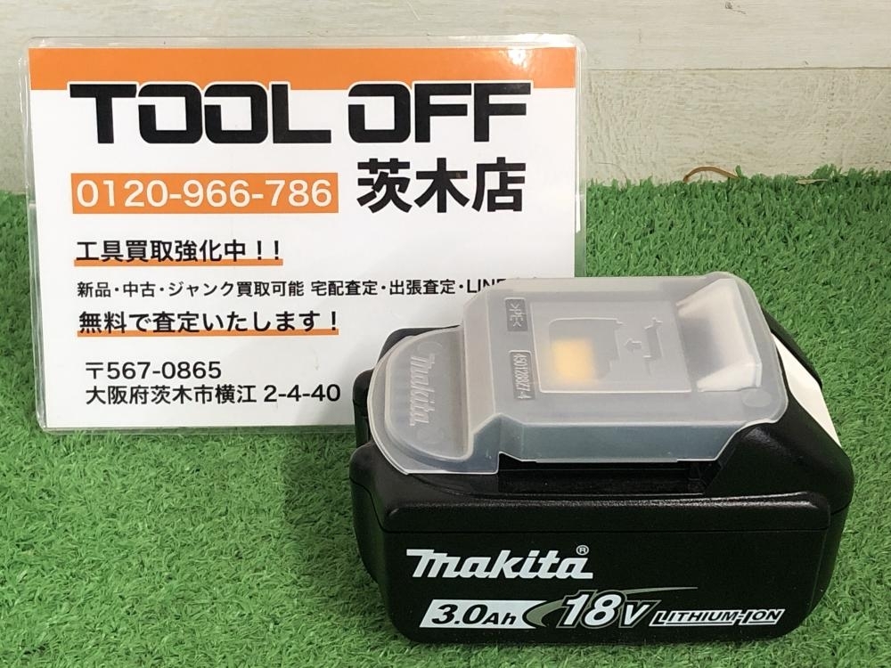 015●未使用品・即決価格●makita マキタ バッテリー BL1830B_画像1