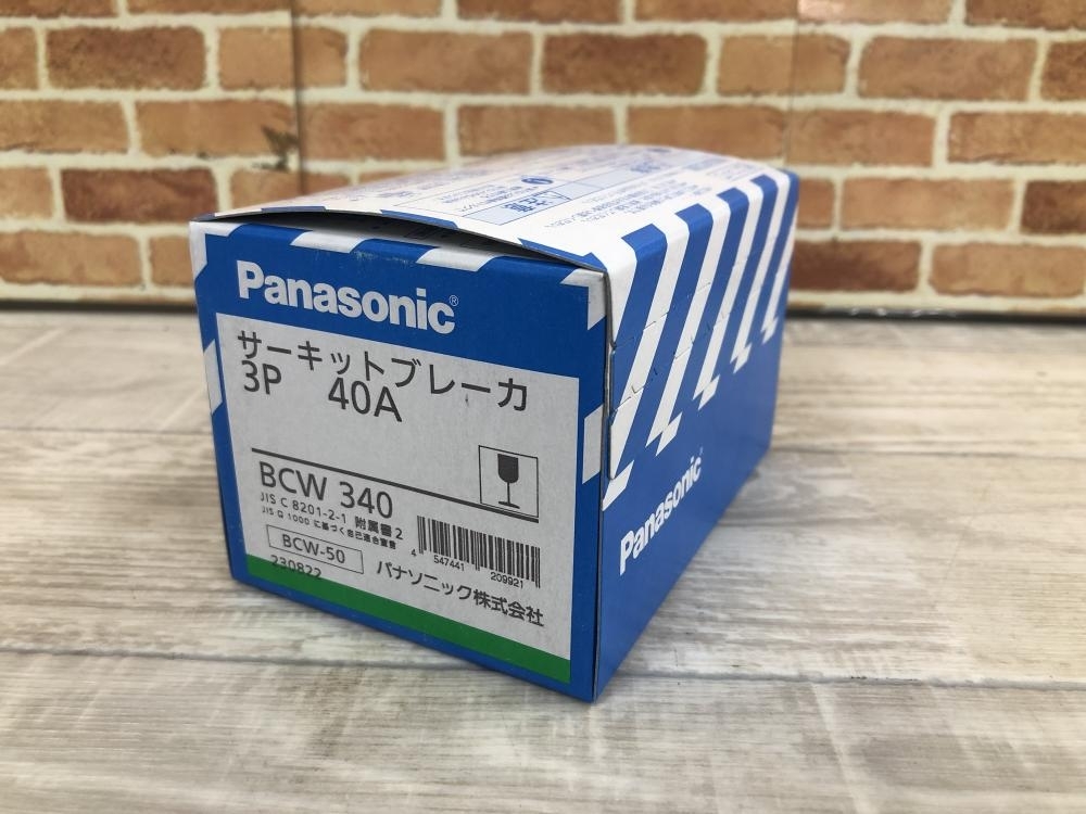 003☆未使用品・即決価格☆Panasonic サーキットブレーカ- 3P40A　BCW340_画像1