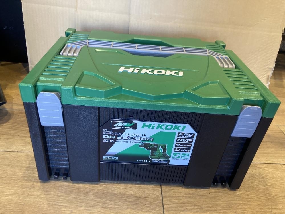 020♪未使用品・即決価格♪HiKOKI　ハイコーキ コードレスロータリハンマドリル　マルチボルト DH3628DA 2WPZ_画像5