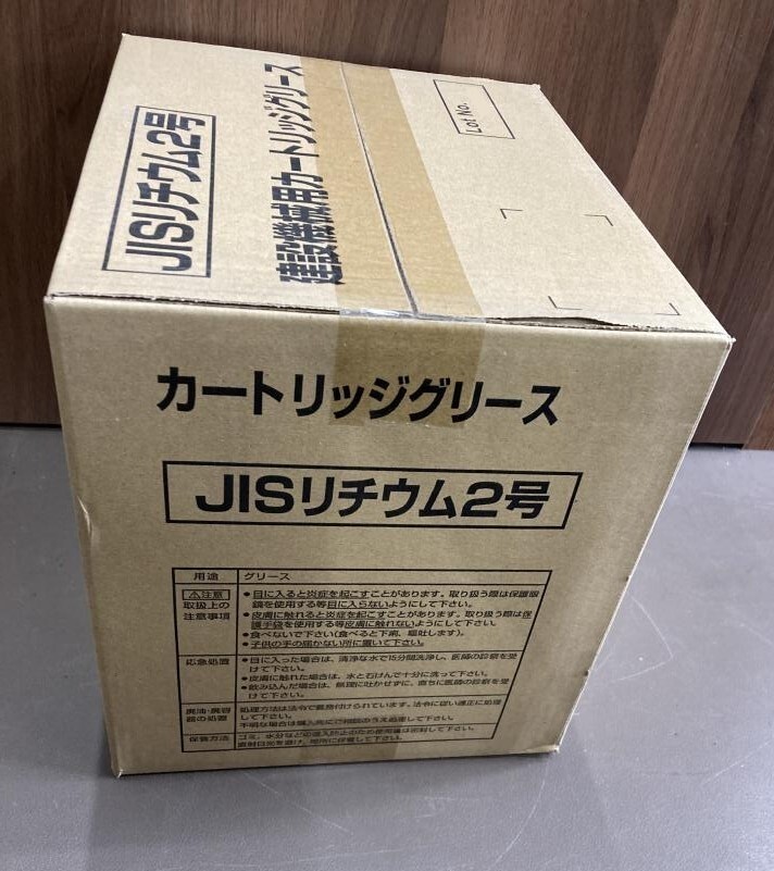 011◎未使用品・即決価格◎メーカー不明 建設機械用カートリッジグリース JISリチウム2号 400g×20本入_画像3