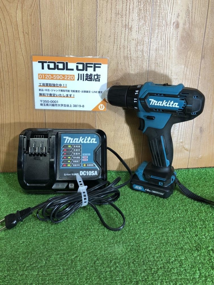 001♪おすすめ商品♪マキタ makita 10.8V充電式ドライバドリル DF333D 充電器+バッテリ1つの画像1