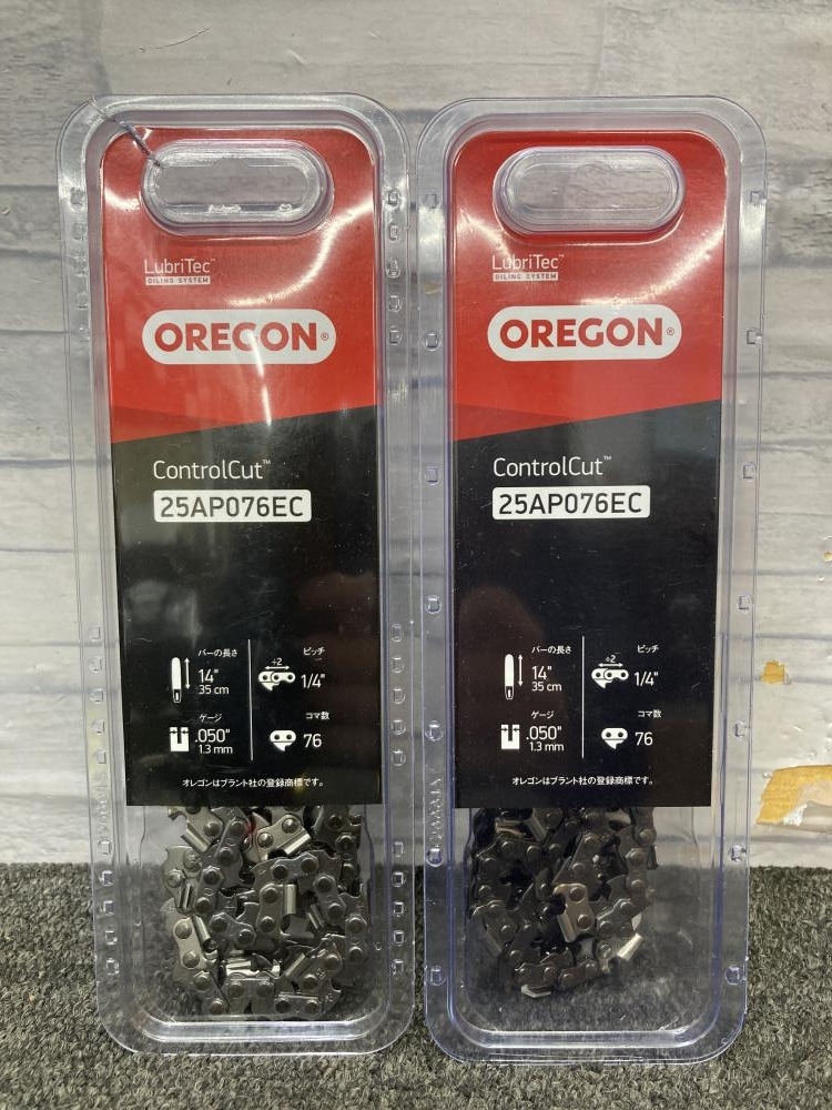 013♪未使用品♪Oregon オレゴン ソーチェーン チェーンソー替刃 25AP076EC 14インチ（35ｃｍ）2箱セットの画像2