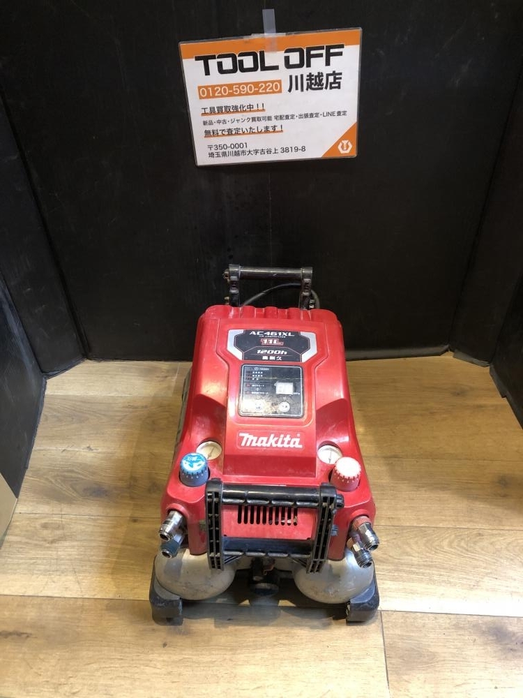 001♪おすすめ商品♪マキタ makita コンプレッサ AC461XL ※脚カバー1つ欠け