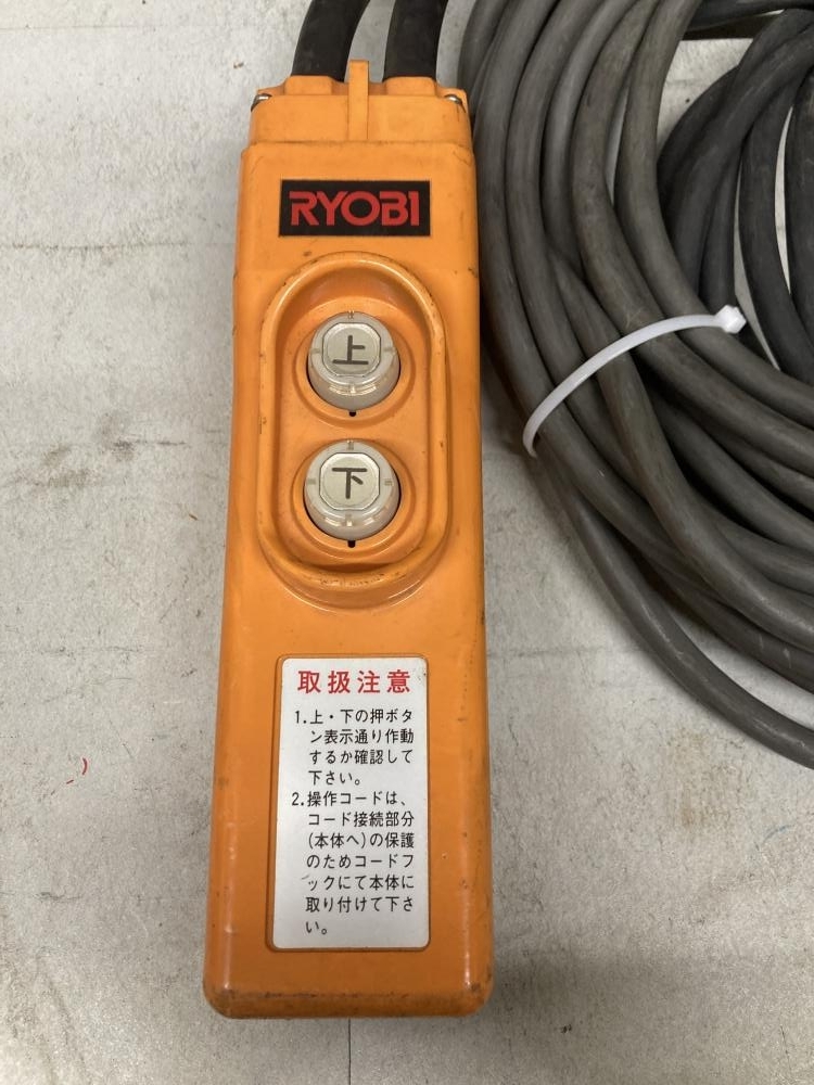 019■おすすめ商品■RYOBI 電動ウインチ 荷重60㎏ WI-61C ワイヤー21mの画像8