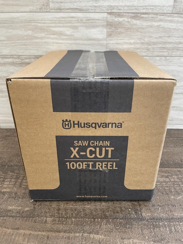 009▼未使用品・即決価格▼ハスクバーナ Husqvarna リールチェーン チェンソー替刃 S35G 0.325 1.5mm 100FTの画像2