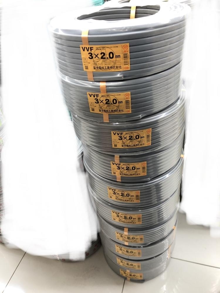 016# не использовался товар # Fuji электрический провод VVF кабель 3×2.0 10 шт комплект Seino Transportation Palette отправка управление делами останавливать стоимость доставки покупатель плата 