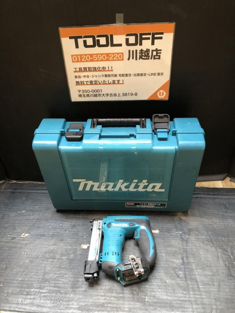 001♪おすすめ商品♪マキタ makita 充電式タッカ ST420D 本体のみ_画像1
