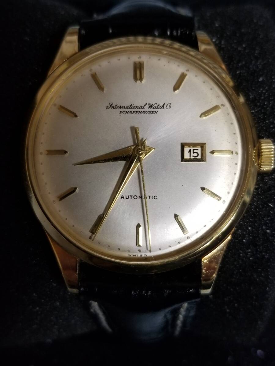 【金無垢】IWC SCHAFFHAUSEN メンズ 自動巻き 　K18YG 750 Cal.8531