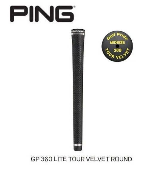 ピン グリップ【3本セット】GP 360 LITE TOUR VELVET ROUND バックラインなし 太さ（ゴールド） 【日本正規品】_画像1