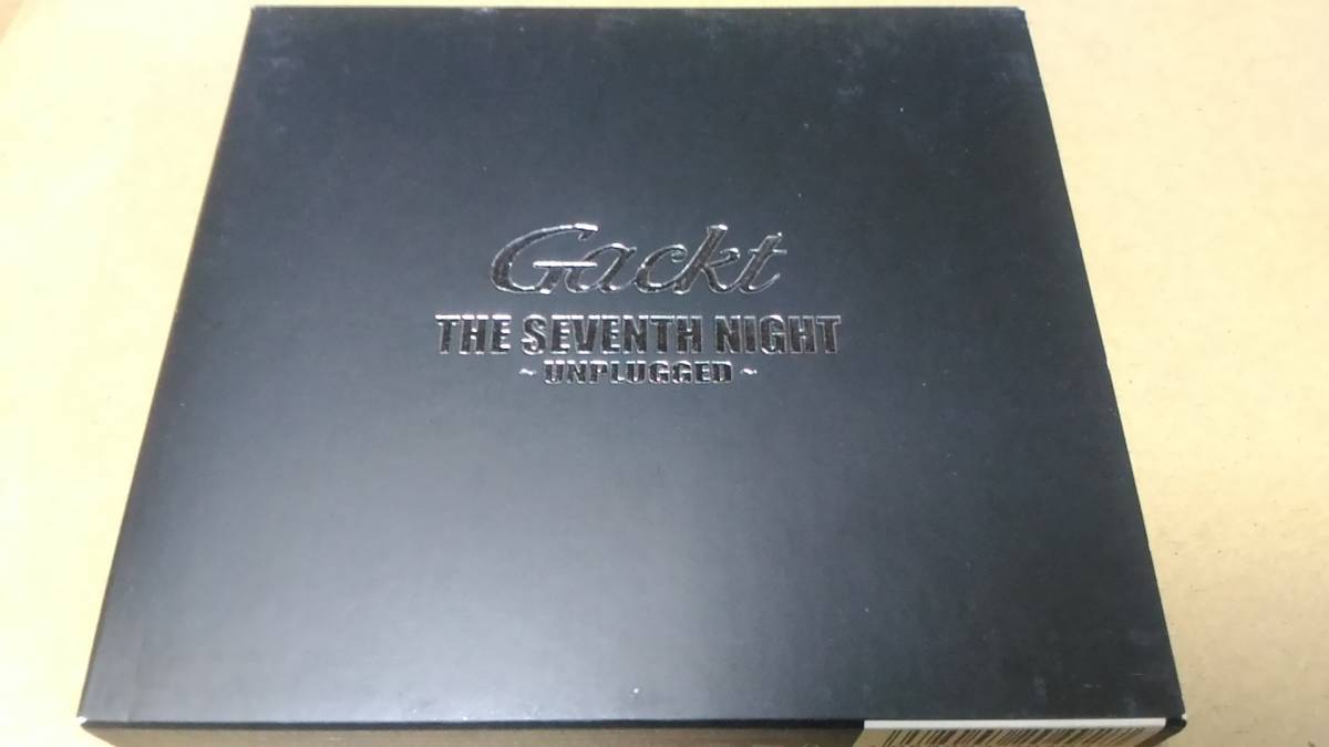 *CD GACKT THE SEVENTH NIGHT UNPLUGGED