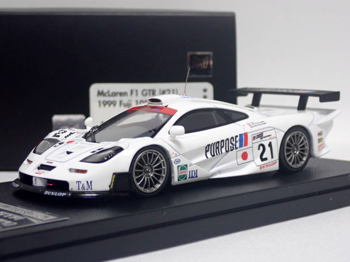 HPI racing 宮沢模型特注 1/43 Mclaren マクラーレン F1 GTR #21 1999 富士1000km 8534の画像1