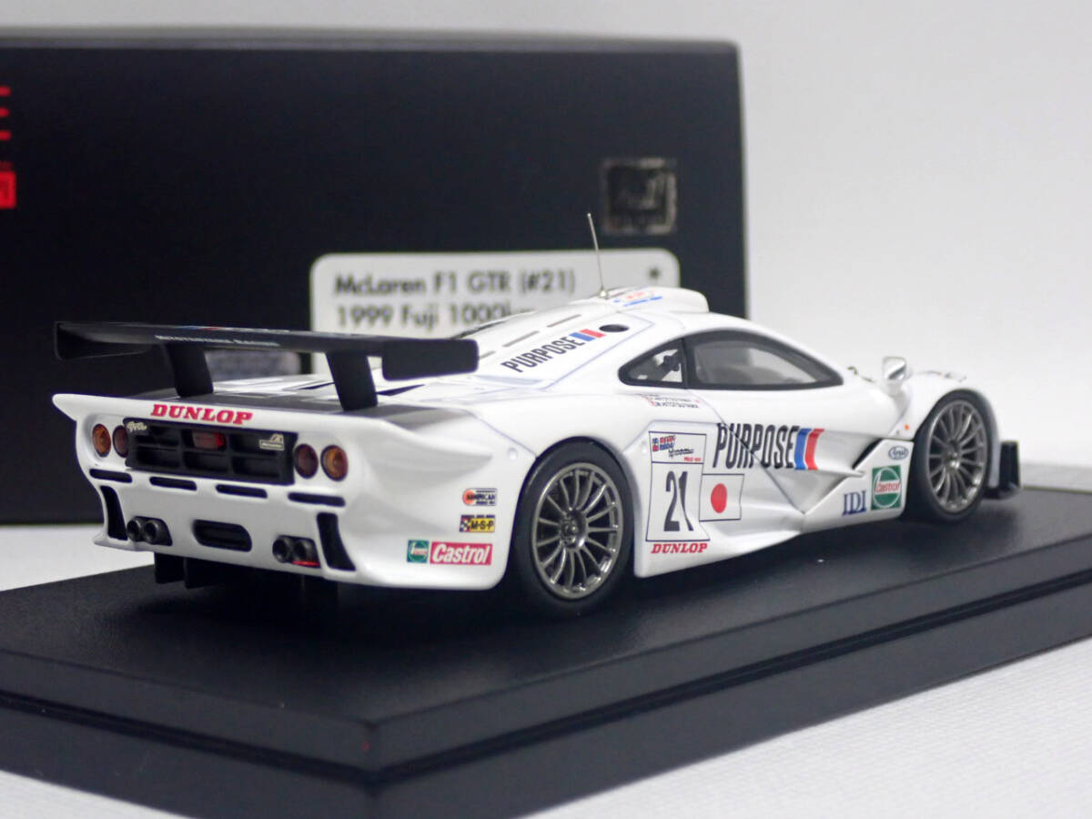 HPI racing 宮沢模型特注 1/43 Mclaren マクラーレン F1 GTR #21 1999 富士1000km 8534の画像2