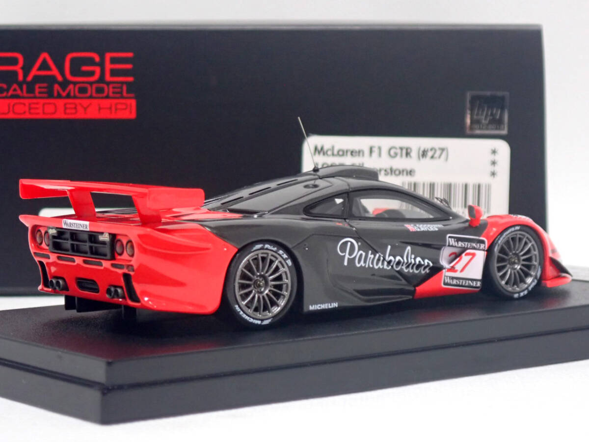 宮沢模型特注 HPI racing 1/43 MIRAGE Mclaren マクラーレン F1 GTR #27 1997 Silverstone FIA GT パラボリカ 8535 - hpi・racing 宮沢模型特注 HPI racing 1/43 MIRAGE Mclaren マクラーレン F1 GTR #27 1997 Silverstone FIA GT パラボリカ 8535 - hpi・racing