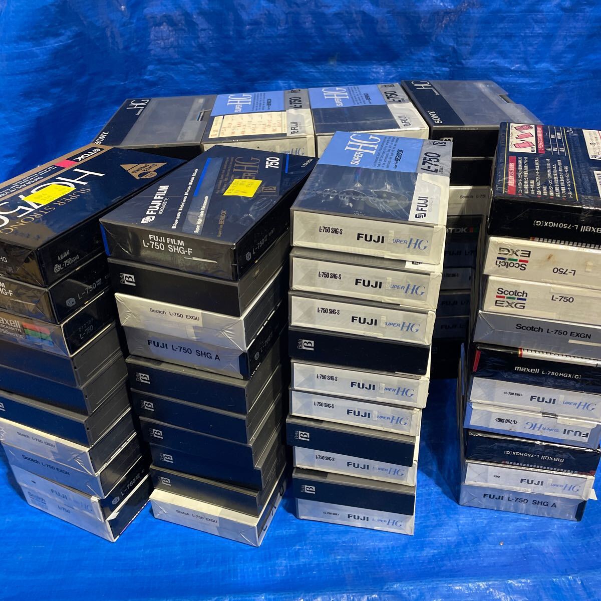 ベータカセットテープ80本まとめ 使用済みテープ TDK ソニー フジ など M33の画像3