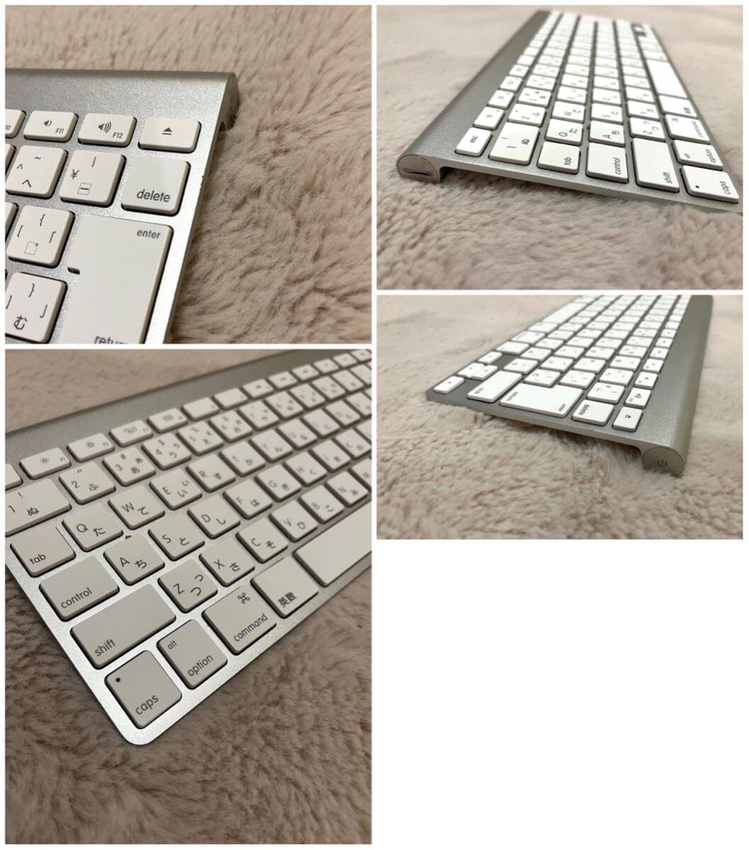 Appleアップル 純正 ワイヤレス キーボード Wireless Keyboard A1314 動作品 Mac マック PC パソコン 用品の画像8