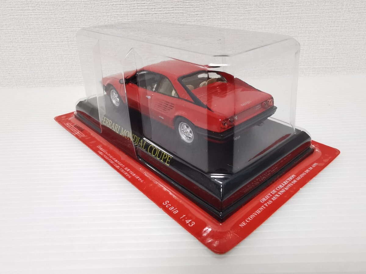 送料300円〜★未開封★ アシェット 公式フェラーリコレクション Ferrari MONDIAL COUPE 1/43スケール ミニカー FERRARI_画像3