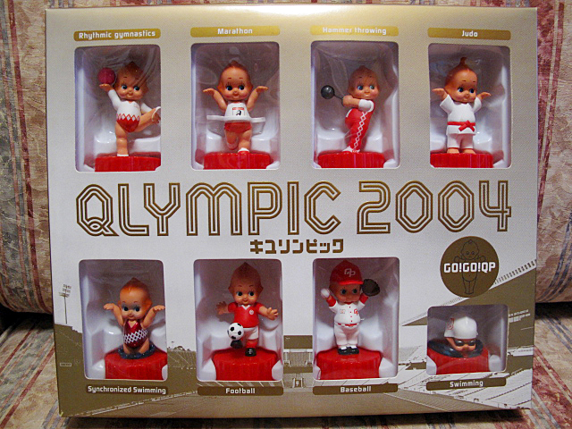 ☆キューピー　マヨネーズ　キューピー　コレクション　キュピコレ　QLYMPIC 2004 キュリンピック　The 1st OLYMPIC GOLD MEDALISTS_画像1