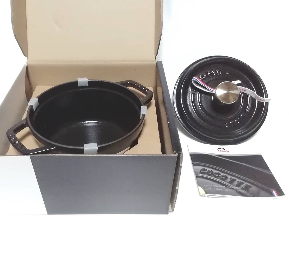 ◆◇ストウブ【STAUB ピコ・ココット ラウンド 16cm】ブラック 新品◇◆_画像2