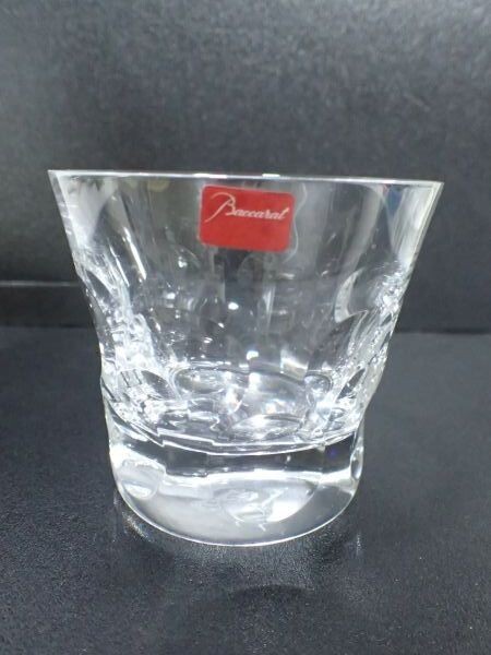 G743/6D◆Baccarat バカラ ベルーガ タンブラー クリスタル ロックグラス 美品◆_画像1