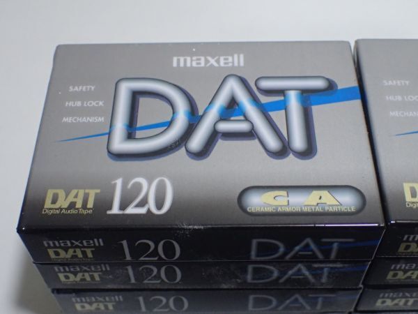 豊G660/6Z◆maxell マクセル デジタルオーディオテープ DAT 120 8本セット◆の画像3
