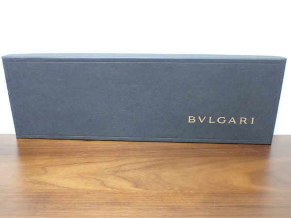 豊G512/8J●BVLGARI ブルガリ ネクタイ オレンジ メンズ 箱付き 中古品●_画像2