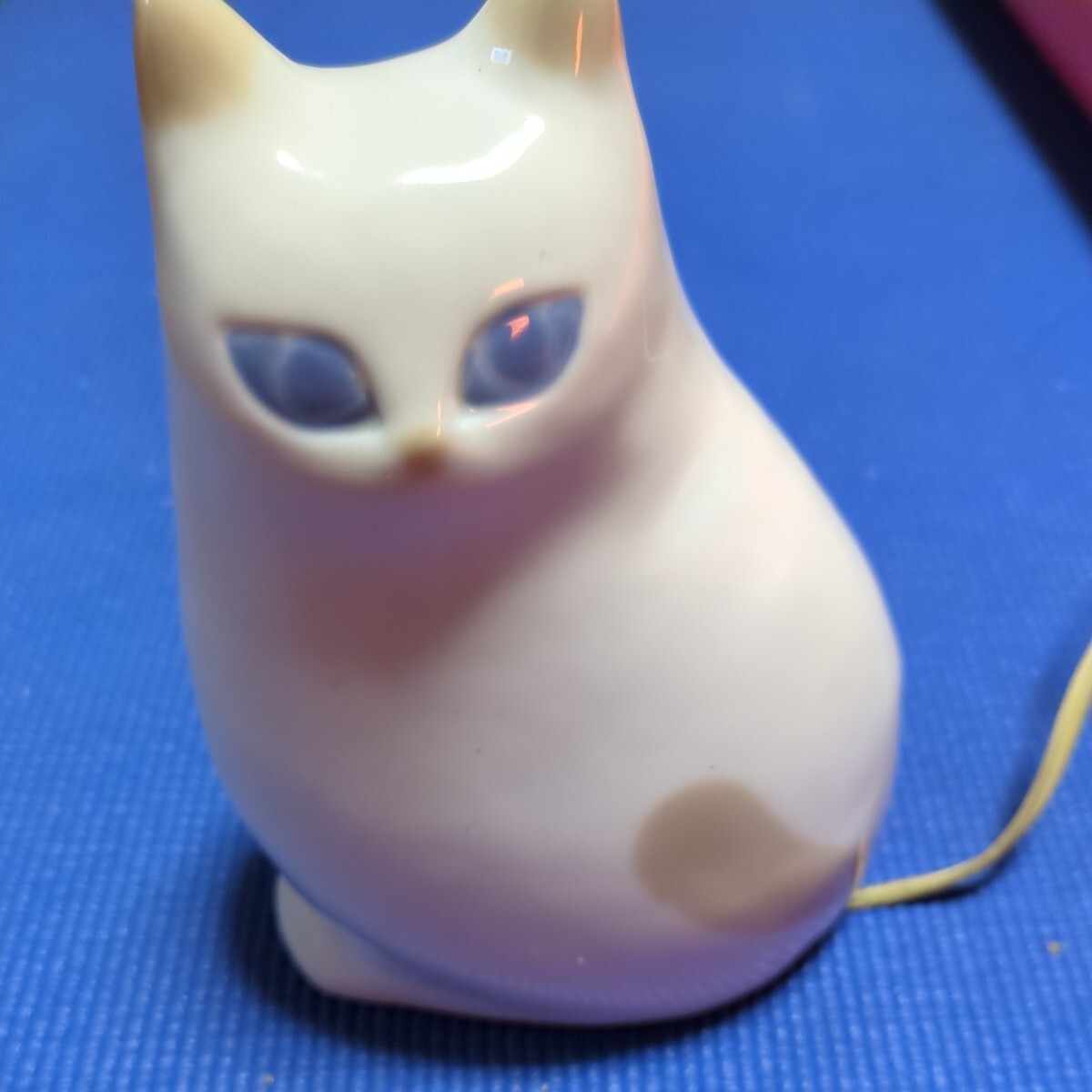 ねこのランプ☆置物 猫 レトロ 陶器製 ネコランプの画像2