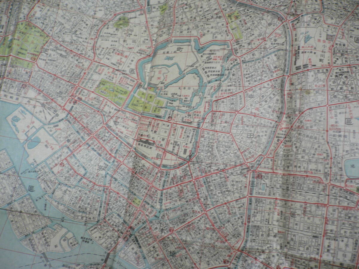 大正11年 東京案内大地図 平和博覧会_画像4