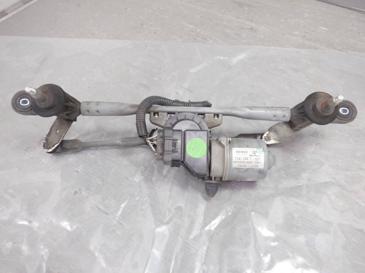  prompt decision H20 year Fiat 500 ABA-31214 1.4 right H front wiper motor link DENSO MS159200-8660 4381/14[6-8543]84457