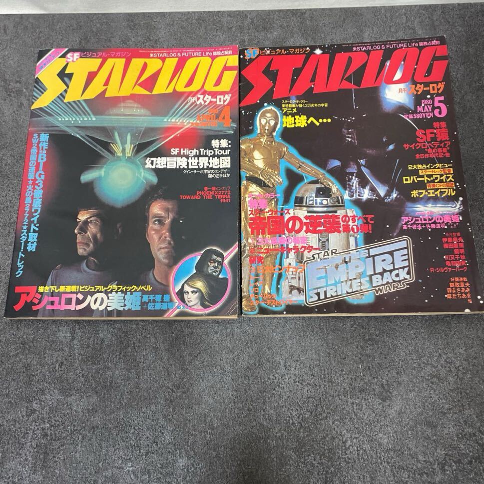 STARLOG 月刊スターログ 1980 1981 ハイトリップツアー　スターウォーズ　黙示録　帝国の逆襲　2周年記念特大号　NASA SFTV アニメ　8冊_画像2