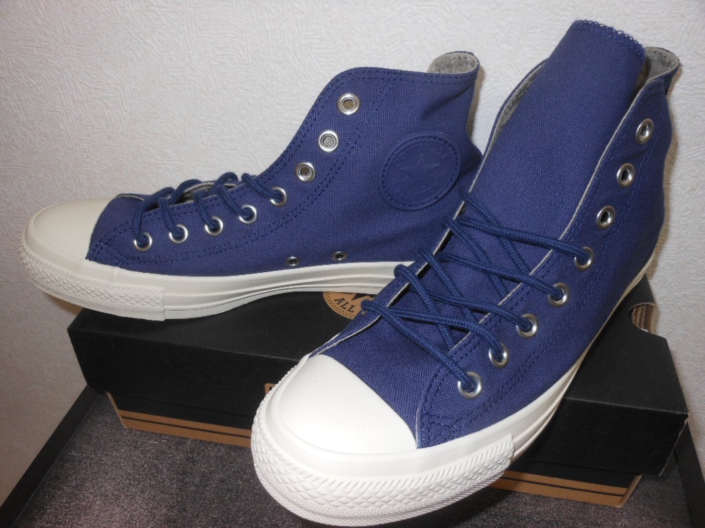 【新品】converse ALL STAR MN-RUBBER # HI ネイビー 26.0cm_画像4