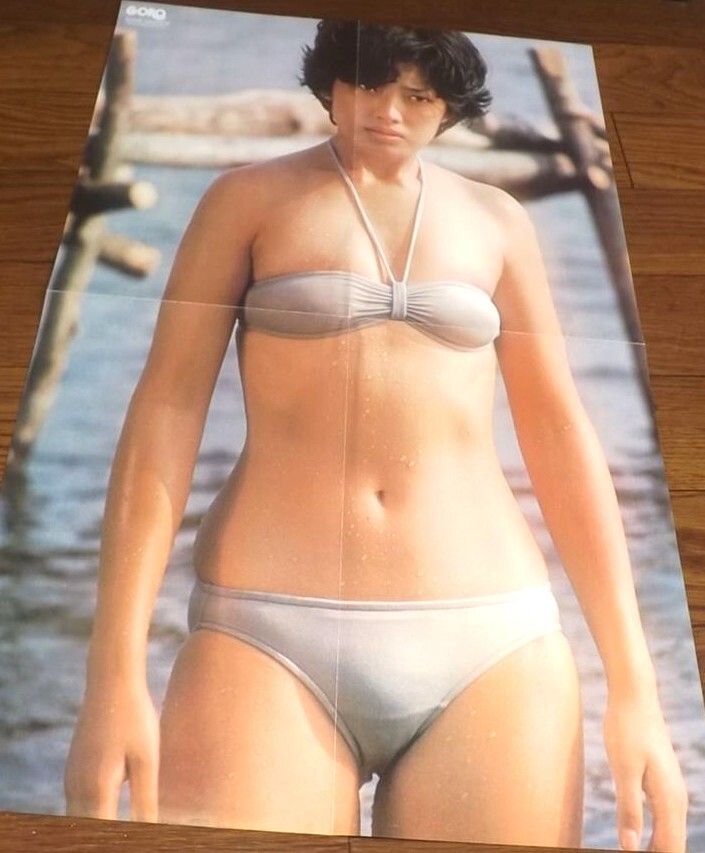 *70 годы [ Yamaguchi Momoe ⑤] купальный костюм постер стоимость доставки 140 иен 