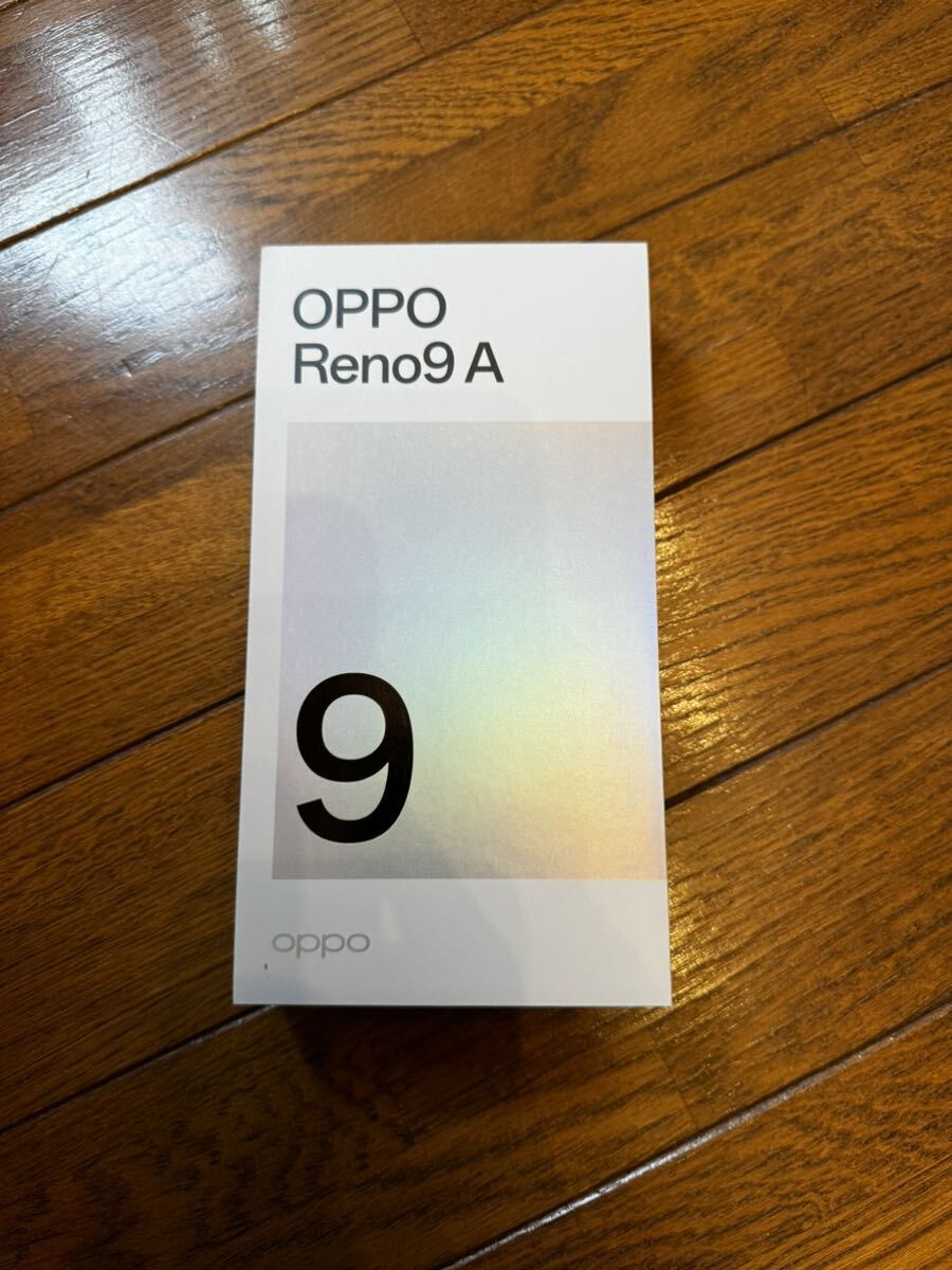 【開封済 ほぼ未使用品 送料無料】OPPO Reno9 A ナイトムーンホワイト　ワイモバイル_画像1