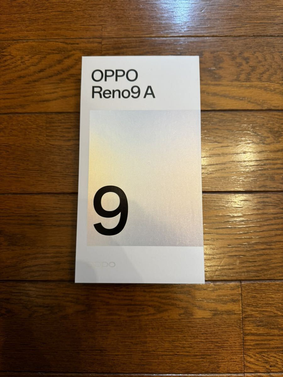 【開封済 ほぼ未使用品 送料無料】OPPO Reno9 A ナイトブラック ワイモバイルの画像1