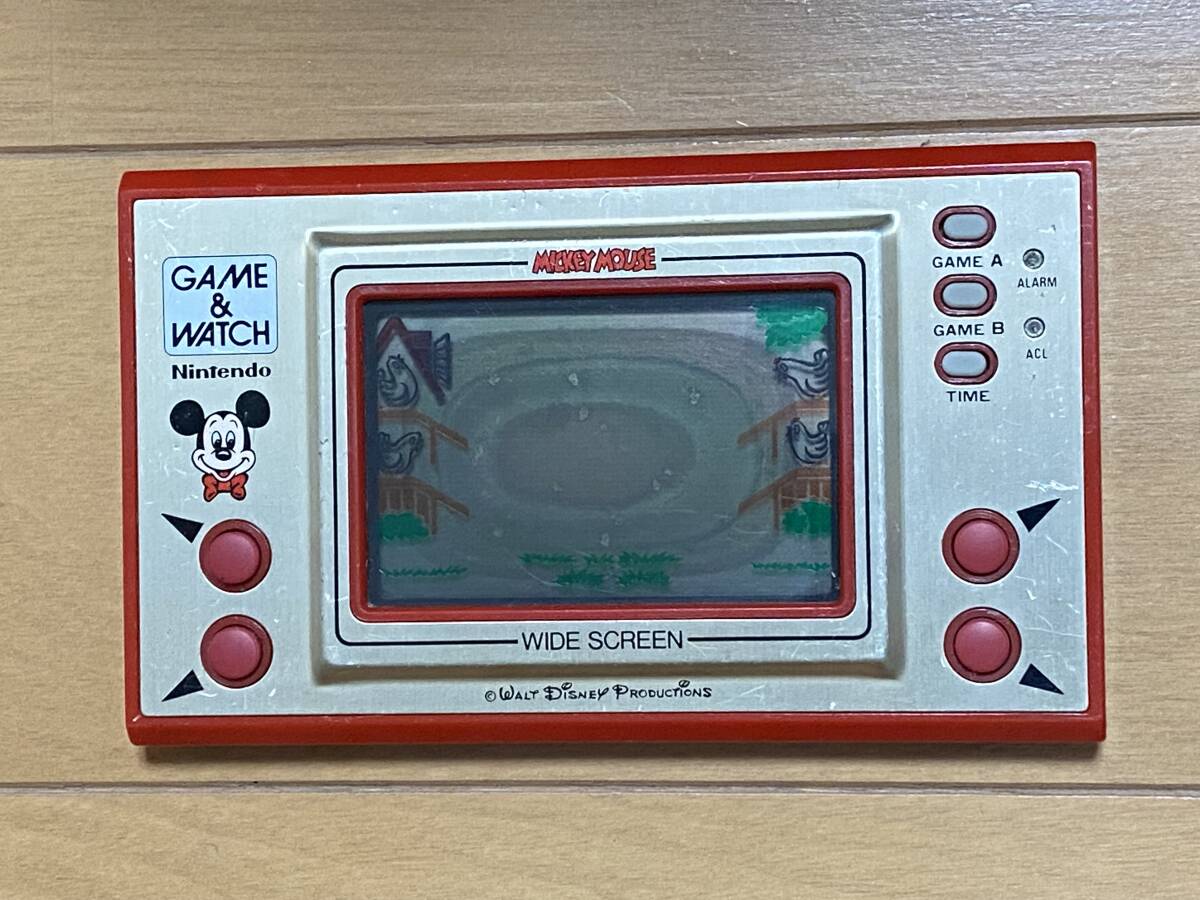 任天堂 ゲームウォッチ ミッキー マウス ニンテンドー ワイドスクリーンの画像1