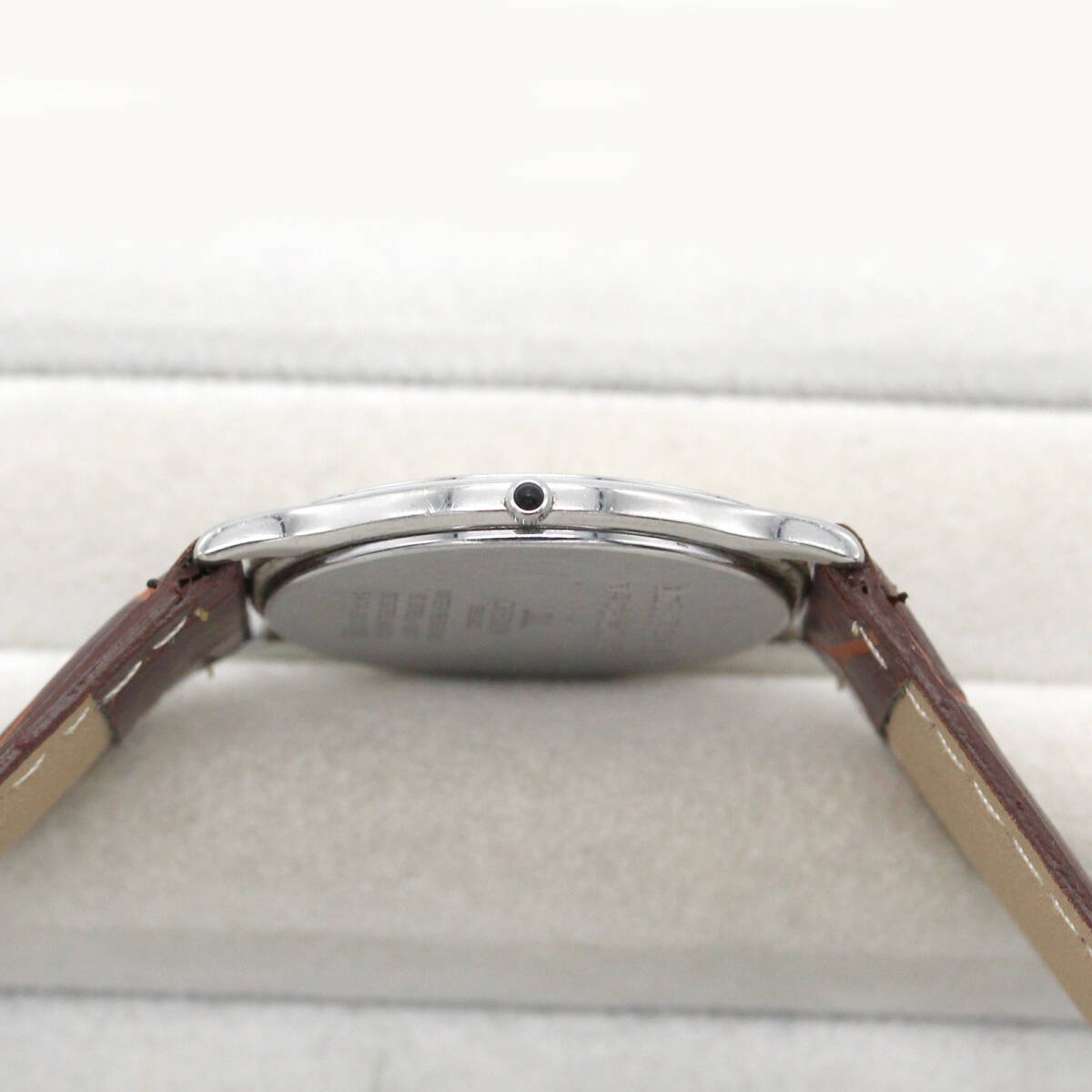 セイコー　クレドール　CREDOR　腕時計　クォーツ　メンズ　K18/SS　裏蓋ネーム刻印　B01139_画像6
