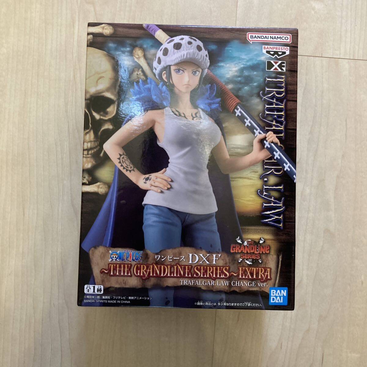 新品未使用　ワンピース DXF～THE GRANDLINE SERIES～EXTRA TRAFALGAR.LAW CHANGE ver. トラファルガー・ロー フィギュア　プライズ_画像1