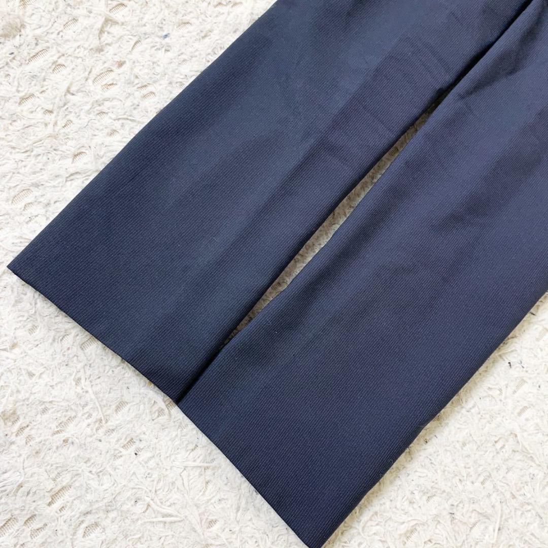 黒タグ ARMANI MILANO LINE スナップボタン 羊毛 ホップサック 春夏 テーラードジャケット 紺ブレザー ネイビー エンポリオアルマーニ XLの画像5