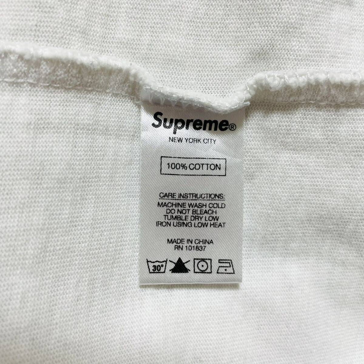 Supreme Arch Logo S/S Top White S 18ss 2018年 白 ホワイト アーチロゴ ショートスリーブ トップ 木村拓哉着 キムタク着の画像6