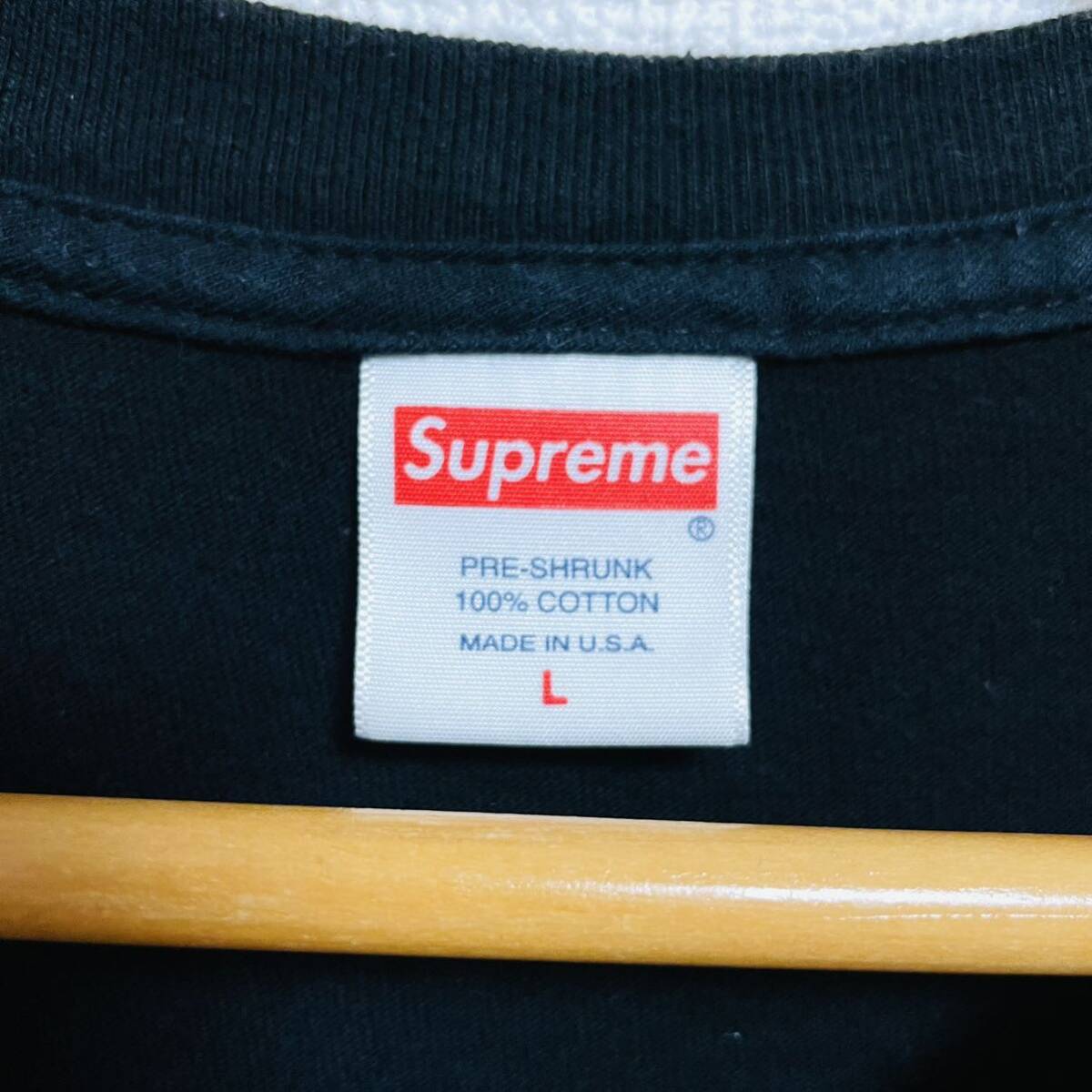 Supreme Naomi Tee Black L 20ss 2020年 黒 ブラック ナオミキャンベル 木村拓哉着 キムタク着_画像4