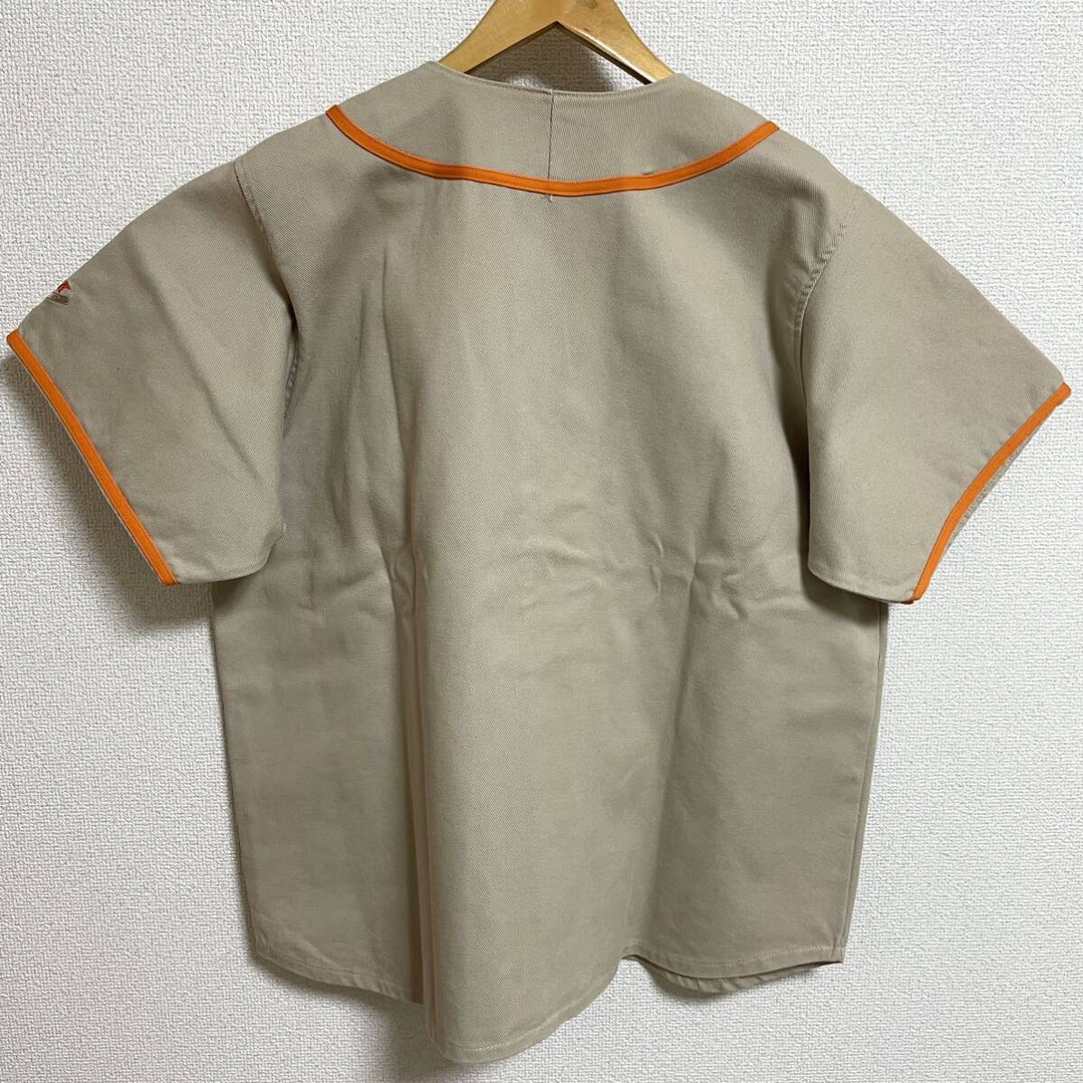 激レア Supreme Baseball Arc Logo Shirt Tan XL 1990年代 90s 茶 タン ベースボール アーチロゴ シャツ 半袖シャツ 初期 OLD Vintage_画像2