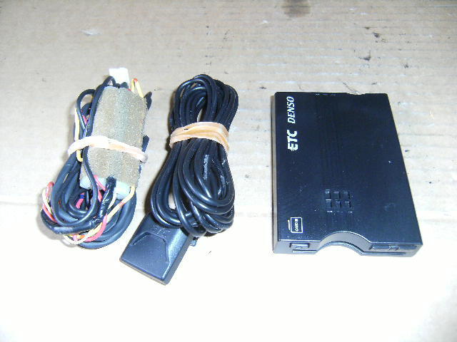 DENSO made DENSO ETC light car registration [DIU-9400] sectional pattern black beautiful goods working properly goods 