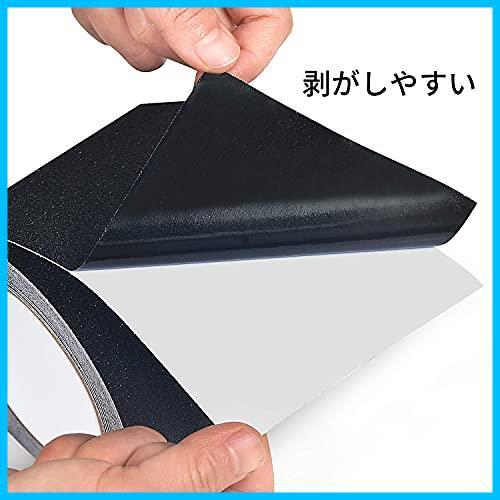 ★100mmx10m_黄色+ブラック★ SUKIYO 滑り止めテープ 100mmx10m 階段 脚立 床 屋外 屋内 転倒防止 安全対策 事故防止 (100mmx10m,_画像7